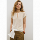 Camisetas Mujer Top ESE O ESE Emeu Off White