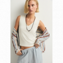 Camisetas Mujer Top ESE O ESE Allure Off White