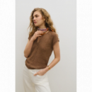 Camisetas Mujer Top ESE O ESE Emeu Tostado