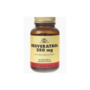 Resveratrol 250MG 30 Caps. SOLGAR