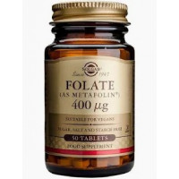 Folato Como Metafolin 400MG 50 Comprimidos SOLGAR