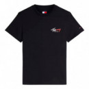Camiseta Slim de Punto con Logo  TOMMY HILFIGER
