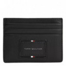 Tarjetero de Piel Granulada  TOMMY HILFIGER