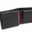 Cartera Plegable de Piel  TOMMY HILFIGER