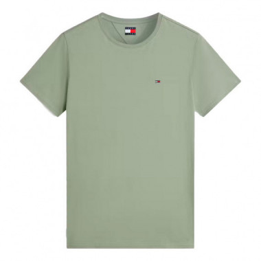 Camiseta Extra Slim de Punto con Logo  TOMMY HILFIGER