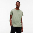 Camiseta Extra Slim de Punto con Logo  TOMMY HILFIGER