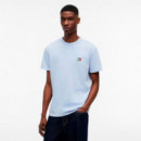 Camiseta con Cuello Redondo y Logo  TOMMY HILFIGER