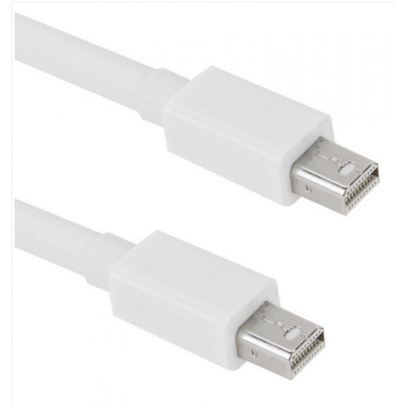Cable Mini Displayport Macho a Mini Displayport Macho (thunderbolt) 2M Blanco