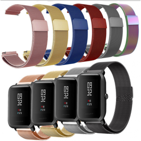 Correa Compatible Milanesa para Samsung Xiaomi Huawei 18MM