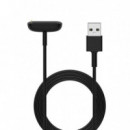 Cable de Carga Smartwatch para Fitbit Charge 6/CHARGE 5 Puerto USB 1M Negro