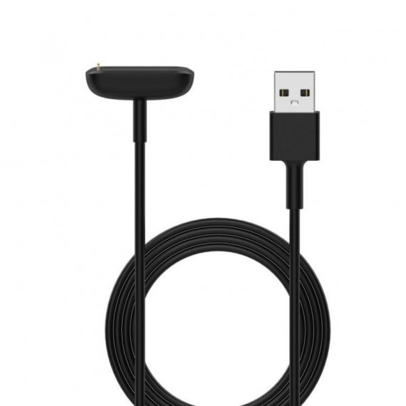 Cable de Carga Smartwatch para Fitbit Charge 6/CHARGE 5 Puerto USB 1M Negro