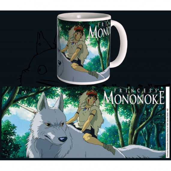 Taza Princesa Mononoke Studio Ghibli  SEMIC