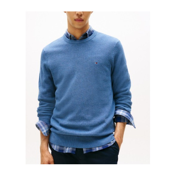 TOMMY HILFIGER - Essential Structure Crew Neck - Dvc - F|MW0MW36347/DVC
