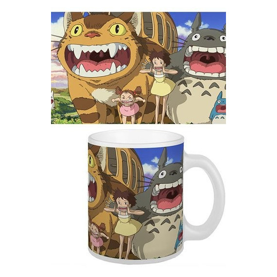 Taza Nekobus y Totoro Studio Ghibli  SEMIC