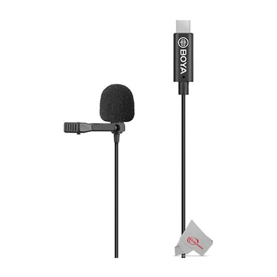 BOYA Microfono Solapa Lavalier Tipo C BY-M3
