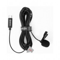 BOYA Microfono Solapa Lavalier Tipo C BY-M3