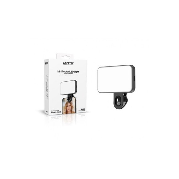 ACCETEL Mini Pocket Luz Led para Movil con Pinza RL100