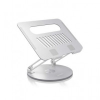 AISENS Soporte Sobremesa Giratorio para Portatil y Tableta hasta 17" LPS4SXL-247 Plegable