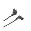 EUROCONNEX Cable Alimentacion Tipo 8 Acodado Iec C7 1.5MTRS Negro 0398N