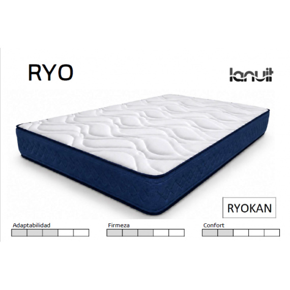 COLCHÓN VISCO RYO26 90X190 CM HIPOALÉRGICO