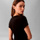 Vestido Monologo 2X2 Baby Rib Mini  CALVIN KLEIN