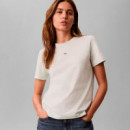 Camiseta de algodón suave con insignia