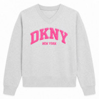 Sudadera Puff Varsity Logo  DKNY