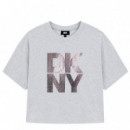 CAMISETA STACKED OMBRE RHINESTONE LOGO
