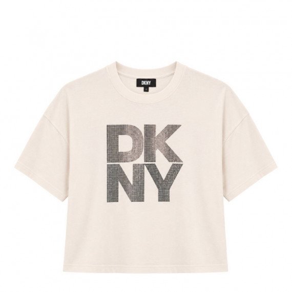 CAMISETA STACKED OMBRE RHINESTONE