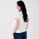 Camiseta con logo de pedrería