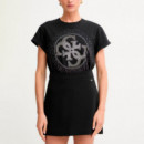 Camiseta con logo de pedrería