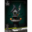 Figura Jack y Zero en Casa Pesadilla Antes de Navidad Diorama Disney  BEAST KINGDOM TOYS