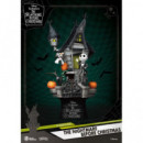 Figura Jack y Zero en Casa Pesadilla Antes de Navidad Diorama Disney  BEAST KINGDOM TOYS