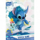 Diorama Figura Stitch Haciendo Surf Disney 15CM  BEAST KINGDOM TOYS