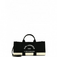 KARL LAGERFELD - K/rsg E/w B/w Magazine Tote - 101 - B3W50021/101