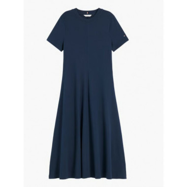 TOMMY HILFIGER - Interlock F&f MIDI Dress - C1G - F|WW0WW50825/C1G