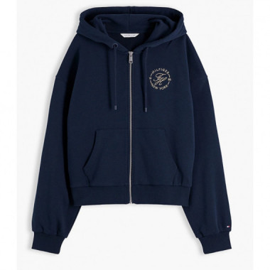 TOMMY HILFIGER - Th Roundal Zip-up Hoodie - C1G - F|WW0WW50938/C1G