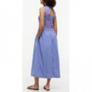 TOMMY HILFIGER - Smocking Stripe Ns MIDI Dress - 0BH - F|WW0WW49883/0BH