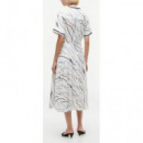 TOMMY HILFIGER - Vis Twill Rope MIDI Ss Dress - 0K7 - F|WW0WW50978/0K7