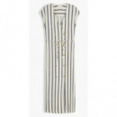 TOMMY HILFIGER - Nautical Stripe Ns MIDI Dress - 0AB - F|WW0WW51013/0AB