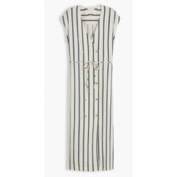 TOMMY HILFIGER - Nautical Stripe Ns MIDI Dress - 0AB - F|WW0WW51013/0AB