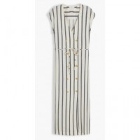 TOMMY HILFIGER - Nautical Stripe Ns MIDI Dress - 0AB - F|WW0WW51013/0AB