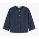 TOMMY HILFIGER - Linen Nautical Stripe Blouse Ls - 0BI - F|WW0WW51060/0BI