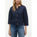 TOMMY HILFIGER - Linen Nautical Stripe Blouse Ls - 0BI - F|WW0WW51060/0BI