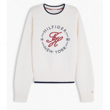 TOMMY HILFIGER - Rwb Nautical C-nk Swtr - Z00 - F|WW0WW51007/Z00