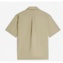 TOMMY HILFIGER - UTILITY SNAP S/S SHIRT - AEG - F|MW0MW43432/AEG