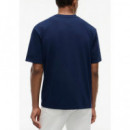 TOMMY HILFIGER - SAIL MIX MEDIA CUFF REGULAR TEE - DCC - F|MW0MW43203/DCC