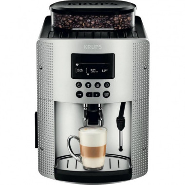 KRUPS EA815E70 Essential Cafetera Superautom&aacute;tica 15 Bar Thermoblock Plata
