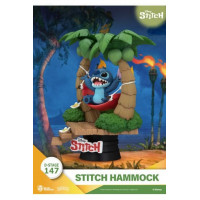 Diorama Figura PVC Stitch en Hamaca Disney 13CM  BEAST KINGDOM TOYS