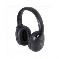 TREVI Auricular TV Inalambrico con Base FRS1490RW con Optico y Conexion Dual Negro